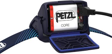 Налобний ліхтар PETZL Actik Core, акумуляторний, синій, сучасний дизайн