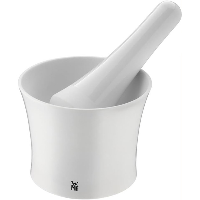 Молочник для спецій WMF Gourmet 12 см, порцеляновий, з товкачем, для подрібнення спецій, підходить для миття в посудомийній машині