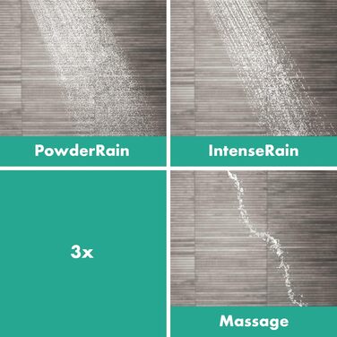 Душовий набір hansgrohe Pulsify Select S з лійкою (3 режими, включно з PowderRain), шлангом 1,25 м та тримачем, матовий чорний, 24302670