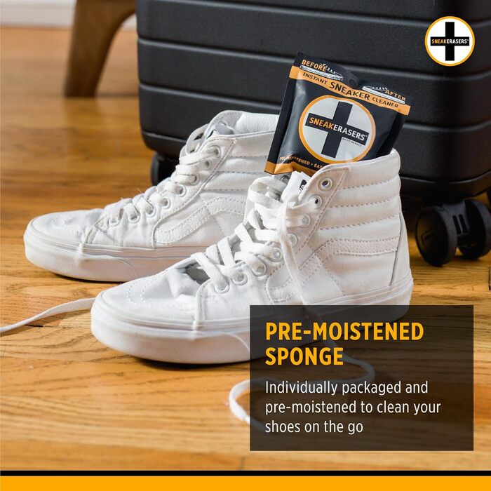 Губка для миття кросівок SneakERASERS, ефективний очищувач для білих кросівок