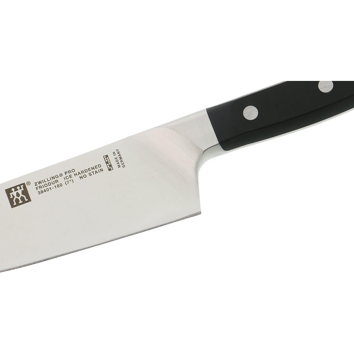 Кухонний ніж ZWILLING Pro, 18 см, нержавіюча сталь, чорна ручка