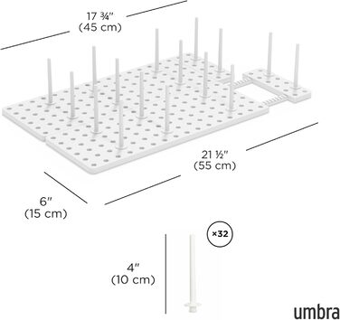Органайзери для шафи та ящиків Umbra Peggy, набір з 2 шт.