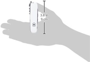 Швейцарський ніж Victorinox Huntsman, 15 функцій, білий, мультитул Swiss Army Knife з лезом, штопором, відкривачкою