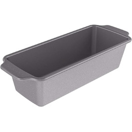 Форма для випічки KitchenAid 27x11 см, алюмінізована сталь, антипригарна, без PFAS, для хліба, кексів, м'ясного хліба, підходить для духовки до 230°C, морозильника, посудомийної машини, сіра
