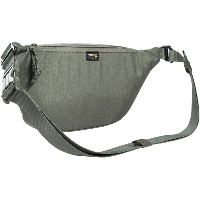 Тактична універсальна поясна сумка Tasmanian Tiger TT Modular Hip Bag II, 5 л, з трьома відділеннями, MOLLE-панеллю, для спорту, туризму, outdoor, стально-сіра/оливкова