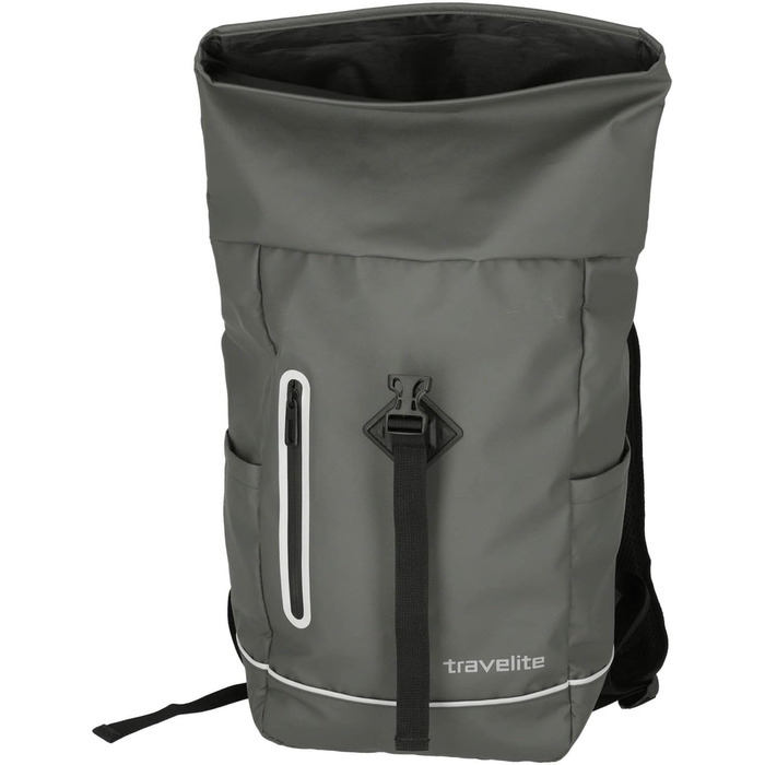 Водонепроникний рюкзак Travelite Rolltop для велосипеда та відпочинку, з відбивачами, 19 л, 48 см