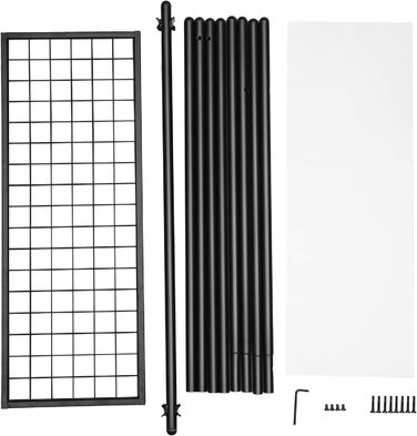 Вішалка для одягу SONGMICS, сталева, з полицею та перекладиною, 33,5x92,5x153 см, біла, для спальні, гардеробу та пральні