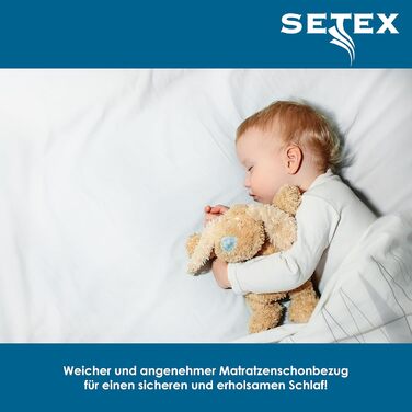 Наматрацник SETEX Molton Köper 180x200 см, 100% бавовна, білий, захист для матраца