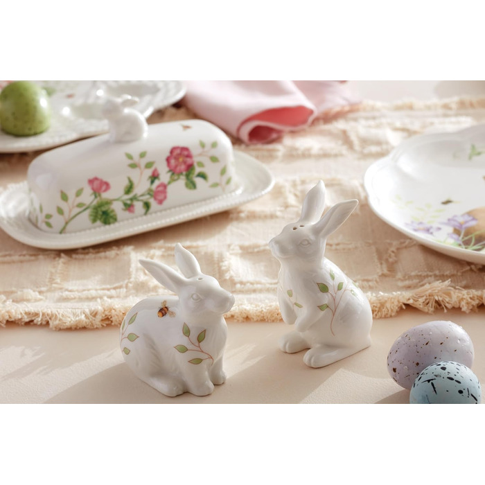 Набір солонка і перечниця Lenox Butterfly Meadow Bunny, порцеляна, різнокольоровий