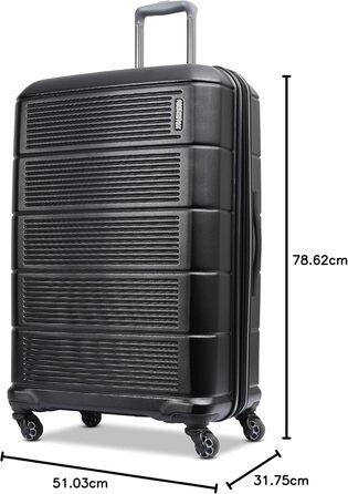 Жорстка валіза American Tourister Stratum XLT 2.0 з розширенням і обертовими колесами