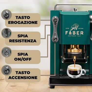 Кавоварка FABER Pro Mini Deluxe ESE 44 мм Chrome