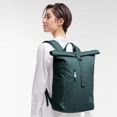 Рюкзак GOT BAG Rolltop Easy з переробленого пластику Ocean Impact, водонепроникний, для ноутбука 16'', 31 л, колір Sea Teal