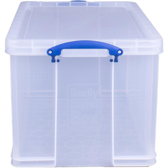 Пластиковий контейнер Really Useful Box 84 л, прозорий, 710x440x380 мм, поліпропілен