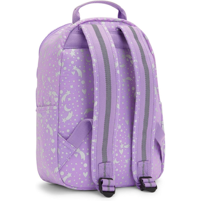 Рюкзак Kipling Seoul S з відсіком для ноутбука, малий, Galaxy Metallic