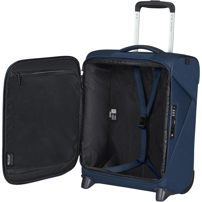 Валіза Samsonite Litebeam Spinner L, розширювана, 77 см, 103/111 л, вертикальна, колір нічний синій