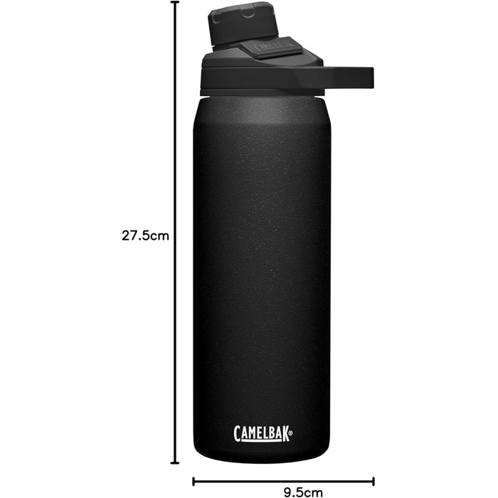 Термос пляшка Camelbak Chute Mag, вакуумна, нержавіюча сталь, чорна, 708,7 г