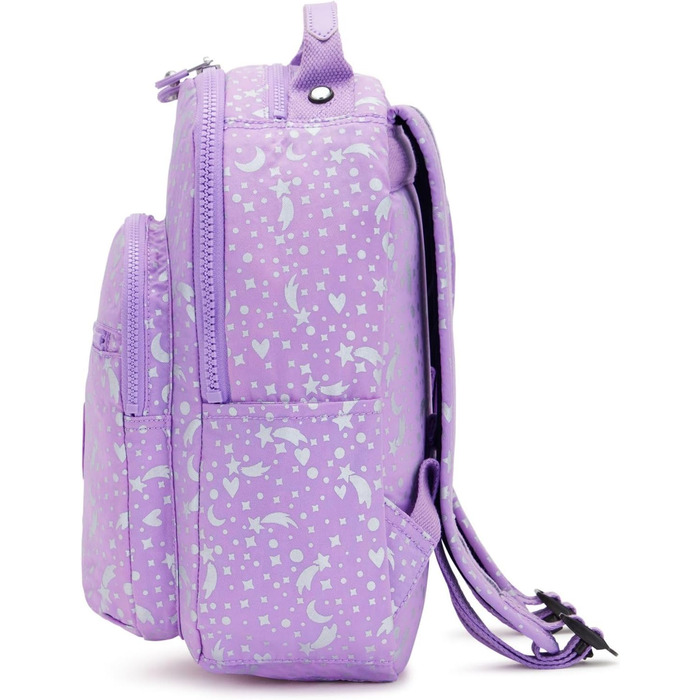 Рюкзак Kipling Seoul S з відсіком для ноутбука, малий, Galaxy Metallic