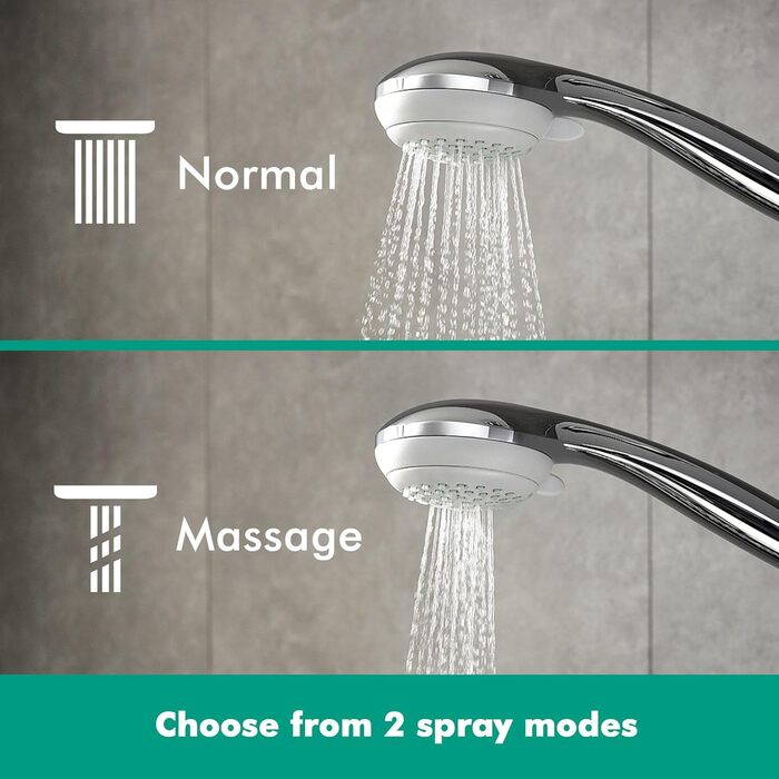 Ручний душ hansgrohe Crometta 85, 2 режими, антикальк, хром