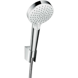 Душовий набір hansgrohe Crometta з лійкою (2 режими), шлангом 1,25 м і тримачем, білий/хром