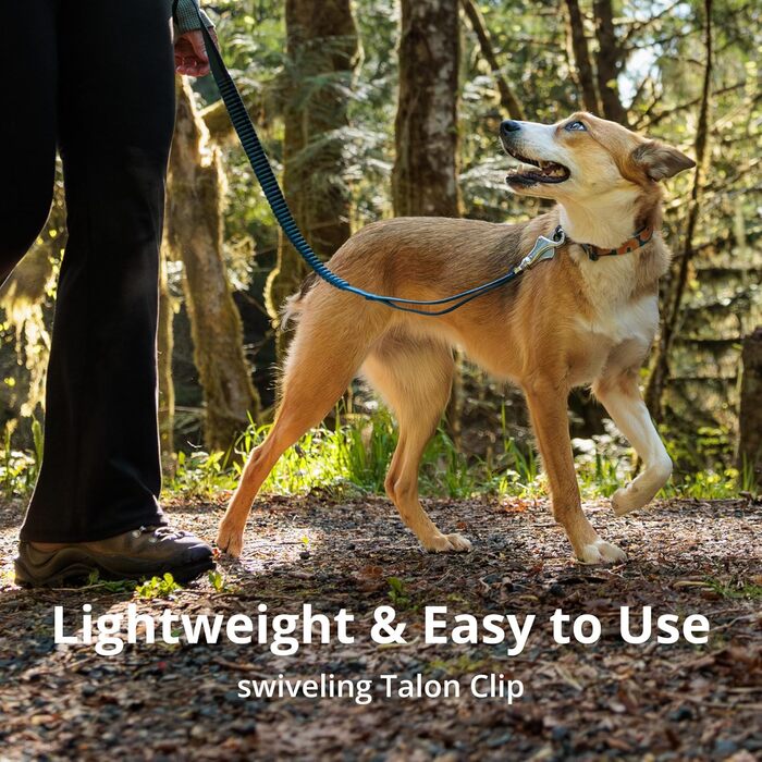 Повідок-амортизатор Ruffwear Roamer для бігу, їзди на велосипеді чи прогулянок, ручний або безрукий, жовтий, довжина 2,2-3,4 м