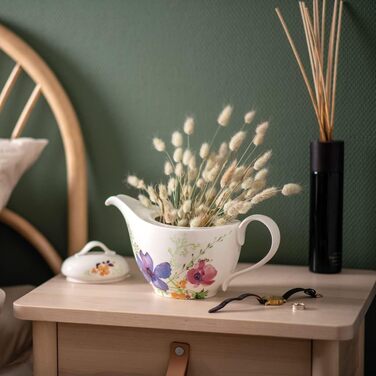 Чайник Villeroy & Boch Mariefleur Basic 1,2 л, преміум порцеляна, підходить для посудомийної машини