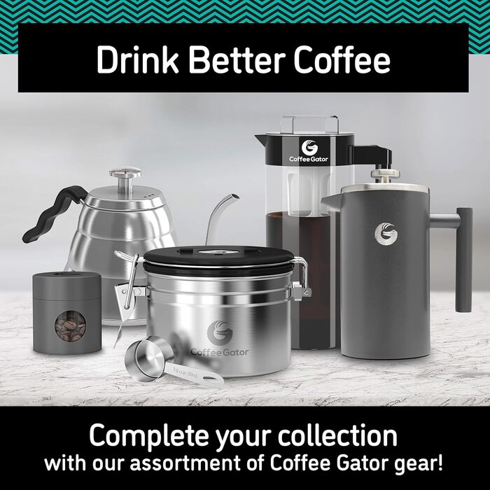 Кавовий чайник ручного заварювання Coffee Gator 1,6 л (1,2 л)