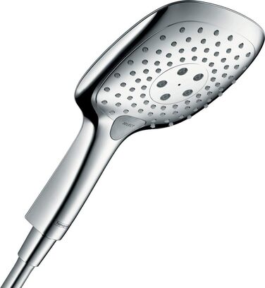 Душова лійка hansgrohe Raindance Select E, квадратна 150x150 мм, 3 режими, антикальк, хром, економія води