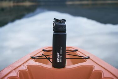 Термос пляшка Contigo Free Flow з нержавіючої сталі, 700 мл, ізольована, 100% герметична, BPA-free, зберігає холод до 29 годин, для спорту та активного відпочинку
