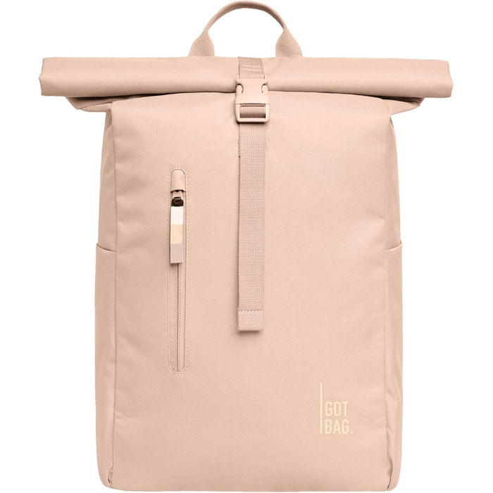 Рюкзак GOT BAG Rolltop Easy із переробленого океанічного пластику, водонепроникний, для ноутбука 16'', 31 л (Pearl)