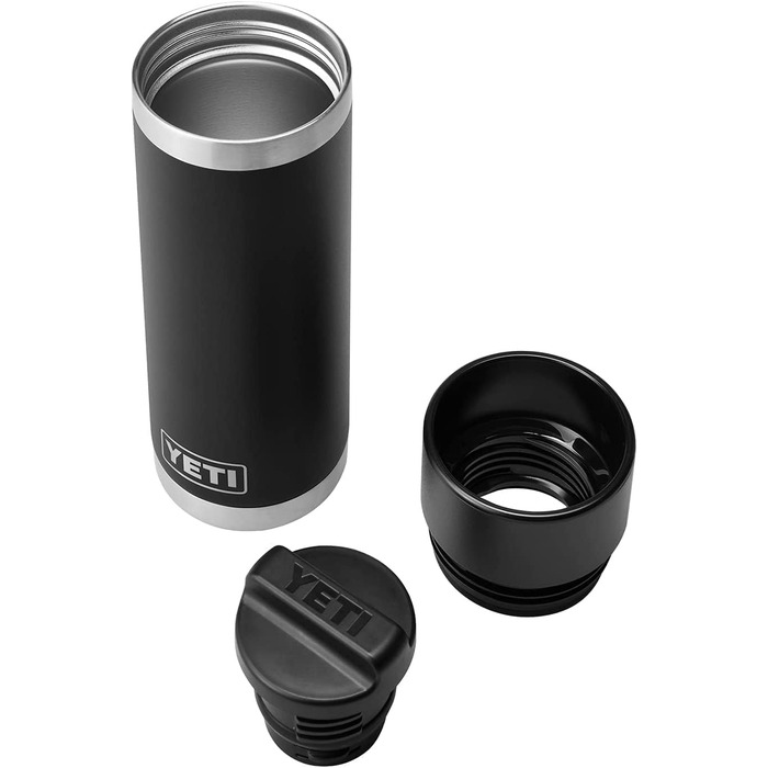 Термос-бутилка YETI Rambler 532 мл з кришкою Hotshot, чорна