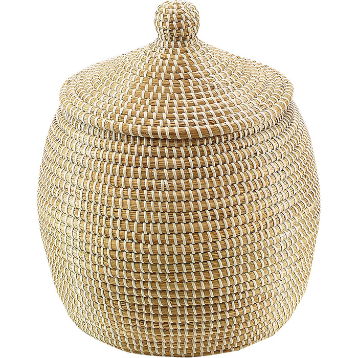 Kobolo кошик для зберігання зі злакових рослин 34x32 см, натуральний