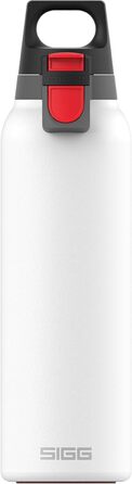 Термос-бутилка SIGG Hot & Cold One 0,55 л, з ситечком для чаю, ізольована, з нержавіючої сталі 18/8, біла, герметична, BPA-free