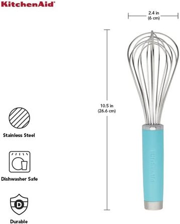 Віночок для гурманів KitchenAid, 26,7 см, Aqua Sky