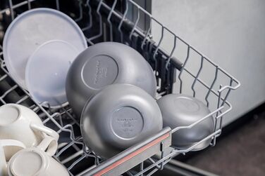 Набір кухонних мисок KitchenAid, 3 шт, вугільно-сірі, зручно складаються одна в одну, для приготування їжі