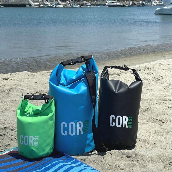 Водонепроникний плаваючий гермомішок COR Surf Drybag 3/5/10/15 л з роликовою застібкою для каякінгу, човна, рафтингу, плавання, риболовлі, кемпінгу та пляжу