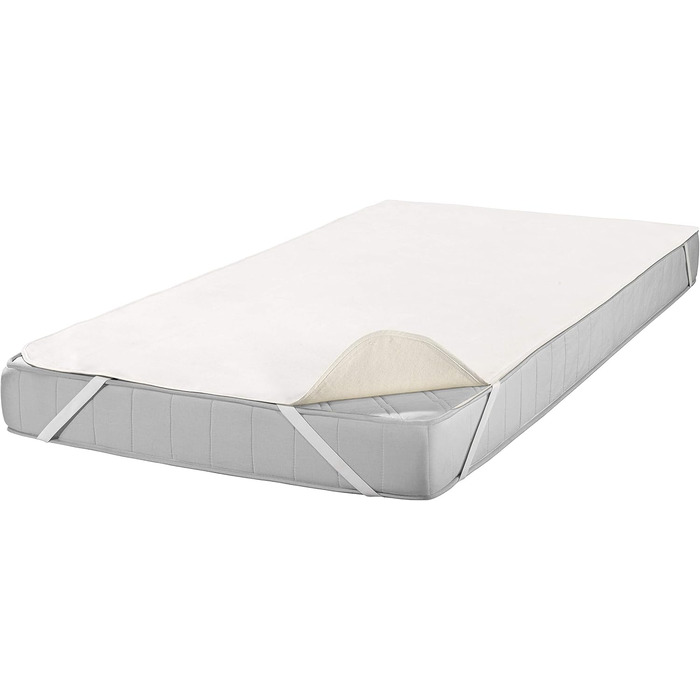 Наматрацник SETEX Kalmuck Classic 180x200 см, 100% бавовна, з гумками по кутах, натуральний колір