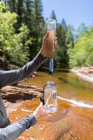 Фільтр для води LifeStraw Peak Solo – персональний соломинковий фільтр для подорожей, кемпінгу, туризму та виживання, видаляє бактерії, паразитів і мікропластик
