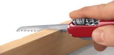 Швейцарський ніж Victorinox Hunter XTM, мультитул 6 функцій, складаний ніж з фіксацією леза, штопор, пила по дереву