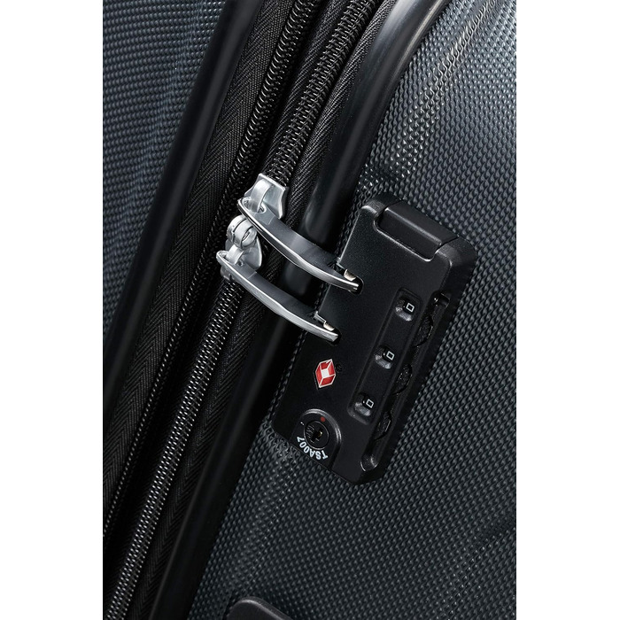 Валіза American Tourister Tracklite Spinner 78 см, 120 л, розширювана, темно-сіра