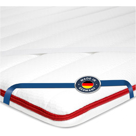 Топер BMM Klassik Premium 140x200 см, м'який H2, висота 6 см, ортопедичний, з холодної піни, Öko-Tex, вироблено в Німеччині