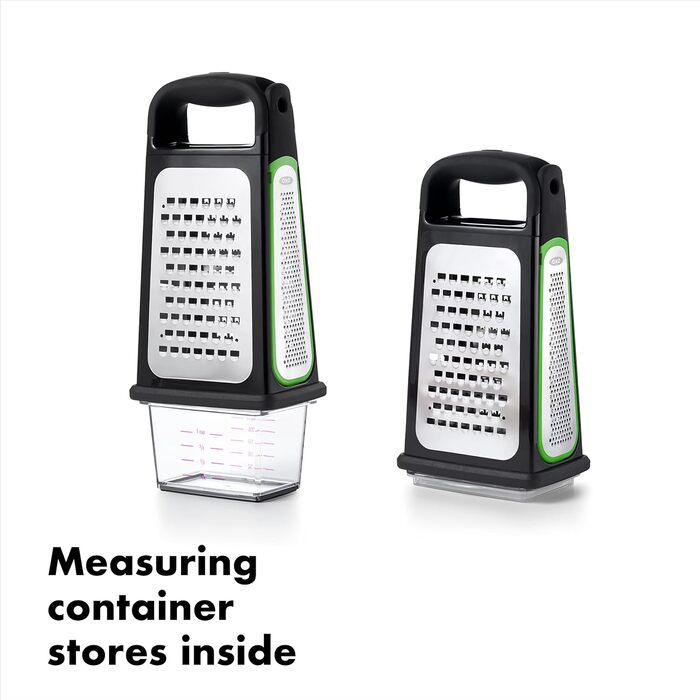 Терка квадратна OXO Good Grips з насадкою для цедри, нержавіюча сталь
