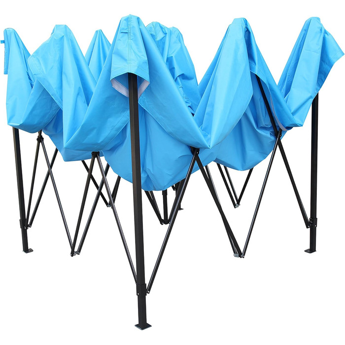 Садовий павільйон All Seasons Gazebos 2x2 м, міцний, повністю водонепроникний, світло-блакитний