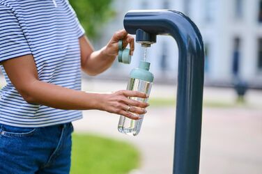 Пляшки для води Mepal Vita, набір 2 шт, 500/900 мл, міцні, герметичні, BPA-free, для спорту, офісу, університету, кольору Nordic Sage