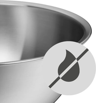 Набір мисок WMF Gourmet 4 шт, нержавіюча сталь, 1,0-3,5 л, для кухні, салатна, для змішування, сервування, Cromargan, штабельовані