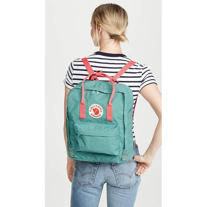 Рюкзак Fjällräven Kånken унісекс зелений Frost Green-peach