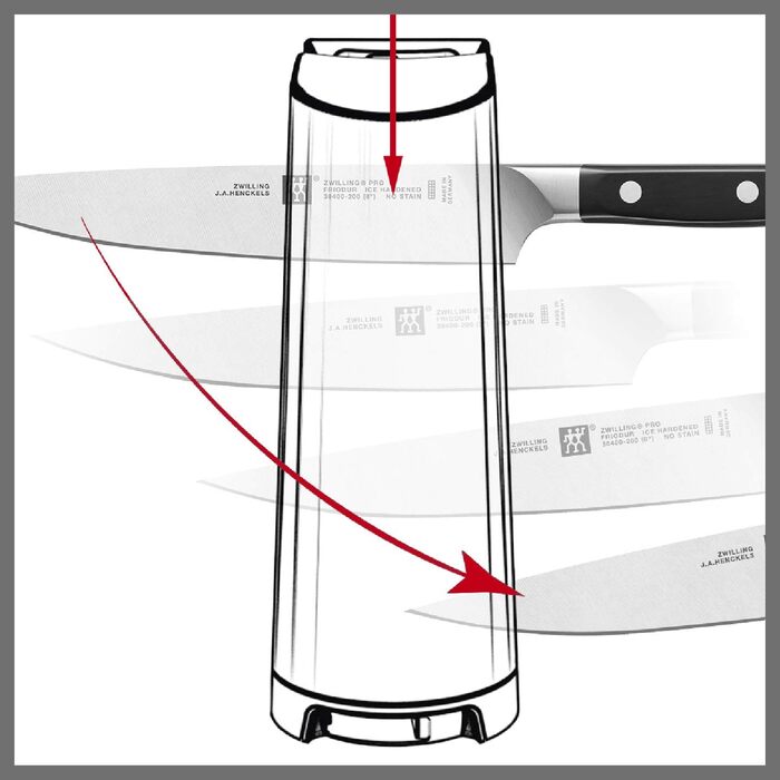 Точилка для ножів ZWILLING V-Edge, керамічна, чорна