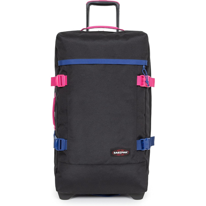 Валіза Eastpak Tranverz L 79 см, 121 л, зелено-синя, на колесах