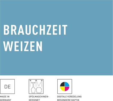 Пивний келих RITZENHOFF Brauchzeit F23 646 мл, набір 2 шт, з малюнком птахів, кольоровий, німецьке скло