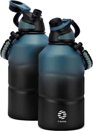 Термос Fjbottle 1900 мл з нержавіючої сталі, магнітною кришкою, подвійними стінками, без BPA, герметичний, для газованої води, спорт, фітнес, туризм