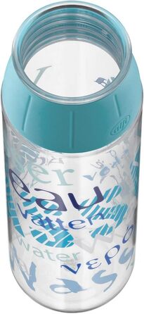 Пляшка для води alfi Tritan 700 мл, BPA Free, герметична, підходить для газованої води, для спорту, школи та подорожей, можна мити в посудомийці, колір Water Blue